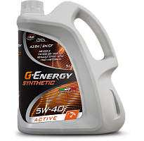 Масло моторное G-Energy Synthetic Active 5W-40* 5л./4,275кг