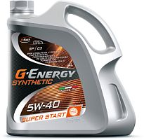 Масло моторное G-Energy SynthSuperStart 5W-40* 4л./3,408кг