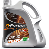 Масло G-Energy Synthetic Eco Life 0W-20 4л/3,378кг