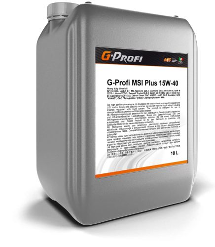 Масло моторное G-Profi MSI Plus 15W-40 10л./9,23 кг.#