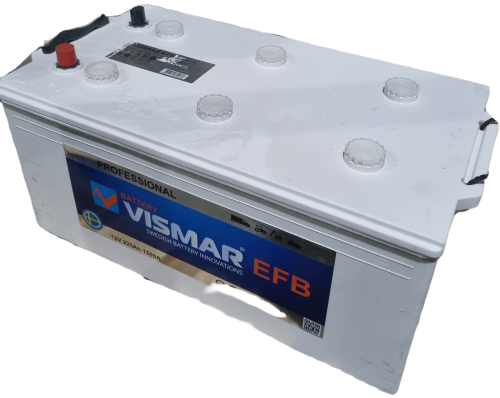 АКБ VISMAR PROFESSIONAL 6СТ-225 EFB N (R)-(4) прямая 1500A 518*275*242 АКБ VISMAR PROFESSIONAL 6СТ-225 EFB N (R)-(4) прямая 1500A 518*275*242