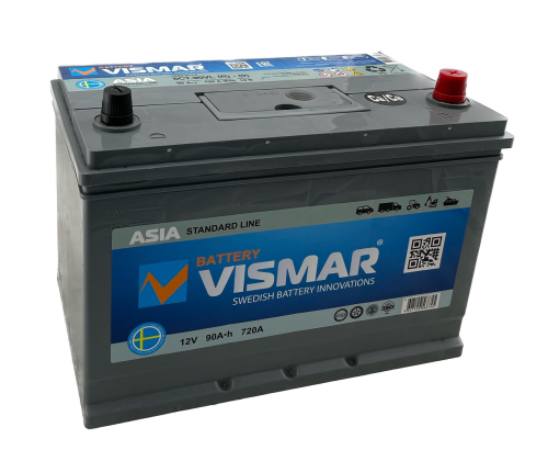 АКБ VISMAR ST ASIA 6CT-90 L (R)-(0) обратная 720A 306*175*225 АКБ VISMAR ST ASIA 6CT-90 L (R)-(0) обратная 720A 306*175*225